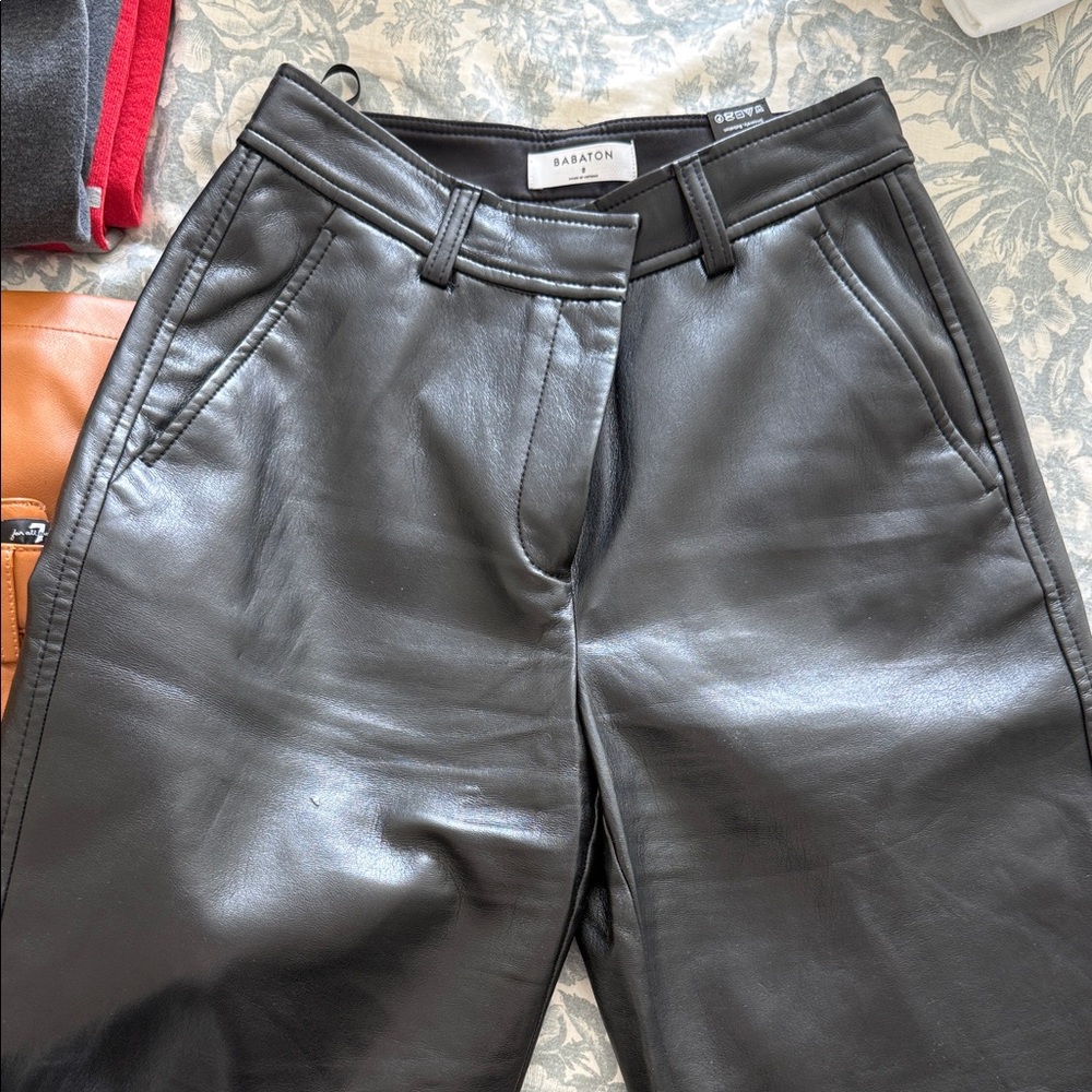 Babaton Black Trousers Sleek Fitted Design